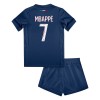 Conjunto (Camiseta+Pantalón Corto) Paris Saint-Germain Mbappé 7 Primera Equipación 2024-25 - Niño